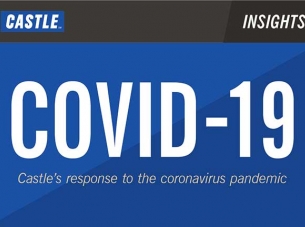 covid-19 graphic on Castle's response to the coronavirus pandemic