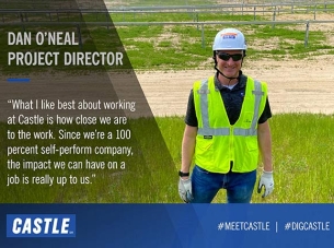 Castle Project Director Dan O'Neal is a civil construction engineer. 