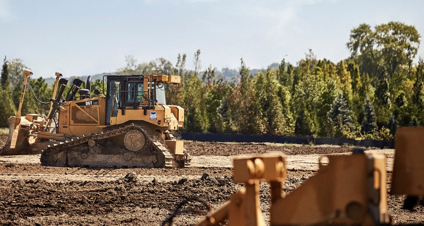 heavy equipment on a jobsite