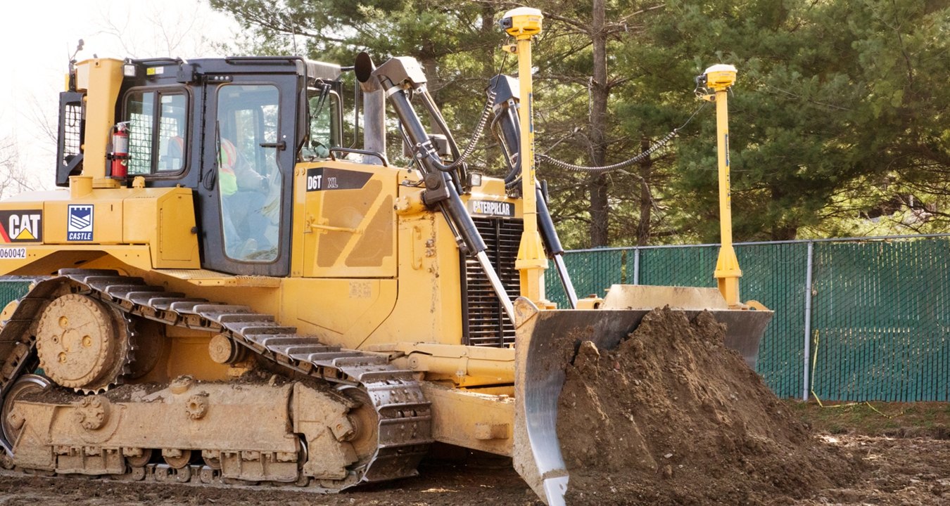 heavy equipment on a jobsite