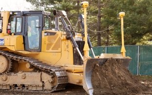 heavy equipment on a jobsite
