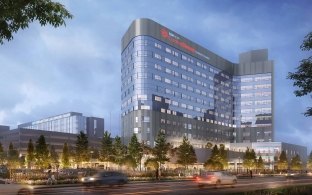 Rendering of the new Cardinal Glennon Children's Hospital