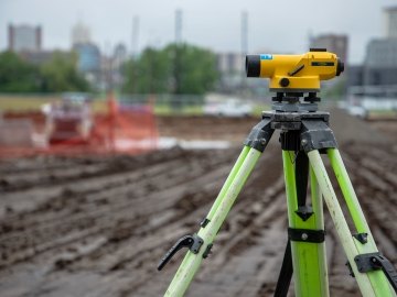 Trimble machine for earthwork