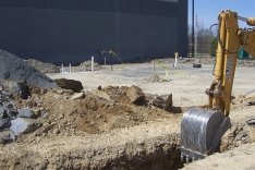 performing earthwork on a jobsite