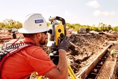 Construction worker on a jobsite.