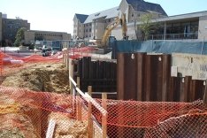 Project site where the project is under construction