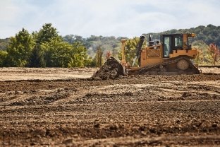Castle Jobsite with Dirt
