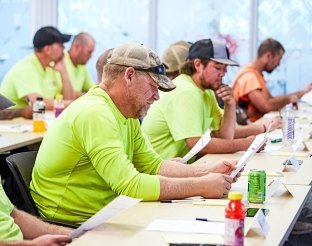 craft foremen sitting together