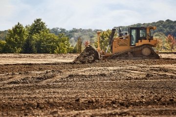 Castle Jobsite with Dirt
