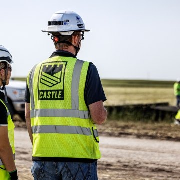 Castle Team Members at Worksite
