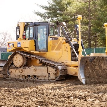 heavy equipment on a jobsite