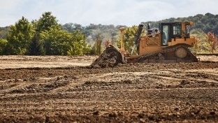 Castle Jobsite with Dirt